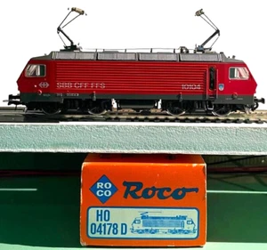 HO ROCO 04178 D SBB CFF FFS SWISS RE 4/4 ELECTRIC LOCOMOTIVE # 10104 - Picture 1 of 1