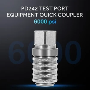 PD242 Test Port and Diagnostic Equipment Quick Coupler with Female Pipe Thread - Picture 1 of 9