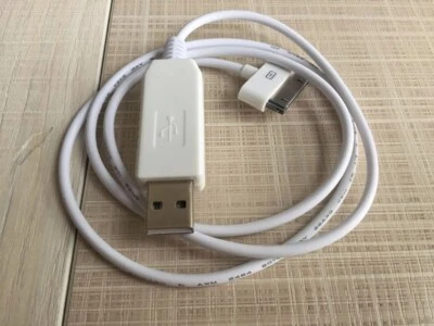 DC 12V USB-30Pin Firewire Charging Cable Cord For Apple iPod Classic 3rd 4 4th - Image 1 of 4