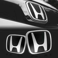 Black Jdm H Emblem 2 Pcs Set Front Rear For 08 14 Accord Coupe 2dr Ebay