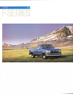 1993 Ford F-Series F-150 F-250 F-350 Pickup Truck Sales Brochure - Picture 1 of 1