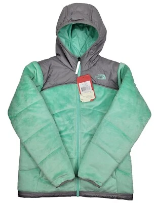 NUEVA CHAQUETA PERSEUS REVERSIBLE THE NORTH FACE NIÑAS L 14-16 SURF VERDE GRIS NUEVA CON ETIQUETAS Foto 1 de 4