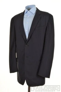 GIORGIO ARMANI BLACK LABEL Gray Striped Wool Blazer Sport Coat Jacket - 44 L - Picture 1 of 9