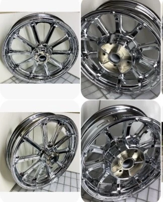 Indian Chieftain Classic ruedas cromadas OEM 2015-20 MAG llantas EXTRACTAS Foto 1 de 4