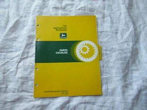 John Deere 763 agricultural bulldozer parts catalog manual - Picture 1 of 3