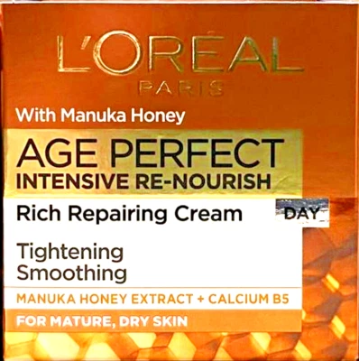 L'Oreal Paris Age Perfect Intensive Renourish Manuka Honey Day Cream Age 60+ - Image 1 of 4