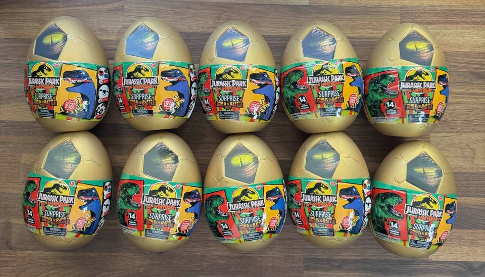 Figura Dinosaurio Huevo Sorpresa Parque Jurásico Captivz 30 Aniversario 7" Huevo Foto 1 de 1