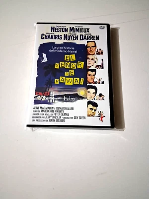 DVD "EL SEÑOR DE HAWAI" COMO NUEVO GUY GREEN CHRALTON HESTON YVETTE MIMIEUX GEOR - Imagen 1 de 2
