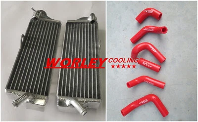 NJ-RADIATOR&HOSE For HUSQVARNA TC/TE250 TE310 TC/TE450 TC/TE510 SMR450/510 RED Foto 1 de 4