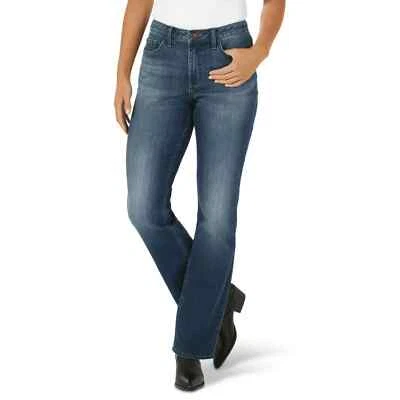 Jeans bootcut feminino cintura média Lee - Imagem 1 de 4