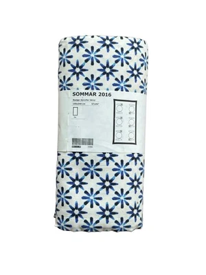 IKEA SOMMAR 2016 Blue Flower Cotton Fabric by Jennifer Idrizi 145x240cm (57x94”) - Image 1 of 2