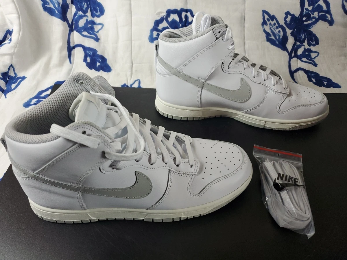 Nike Dunk High Gray W for sale | eBay