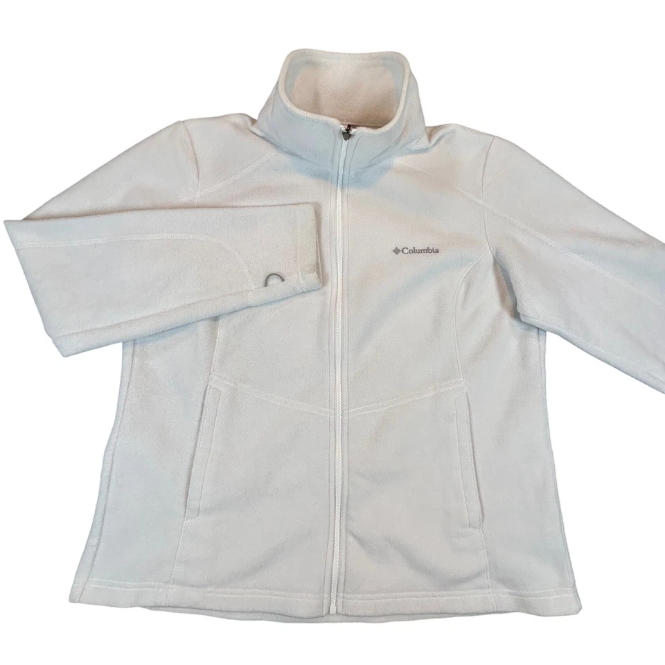 Женская флисовая куртка Columbia Bugaboo II Interchange Omni Heat Цвет белый На молнии Размер XL - Изображение 1 из 4