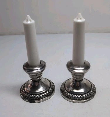 Salero y pimentero individual con barra de vela Sterling de La Pierre #169 Foto 1 de 4