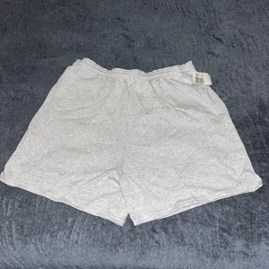 Vintage Russell Athletic Grey Sweat Shorts XL Gym Shorts Made USA 50/50 NWT -B1 - Picture 1 of 6