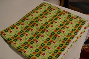 Christmas Stars Holiday Fabric Cotton/Cotton Blend Approx 1.25 yds - Picture 1 of 2