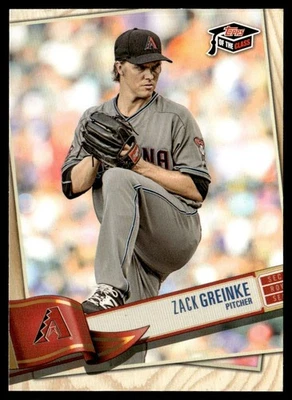 2019 Topps of the Class Zack Greinke Arizona Diamondbacks #TC-4 - Image 1 of 2