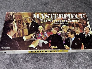 1970 Masterpiece Art Auction Board Game Parker Brothers COMPLETE w Extras Ex - Picture 1 of 15