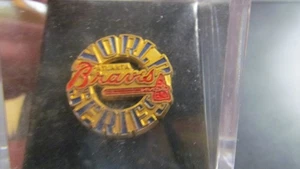1995 World Series Atlanta Braves Press Pin - Bild 1 von 2