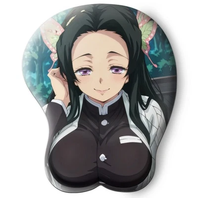 3D oppai Anime MousePad with Wrist Rest by Demon Slayer Kanae kocho #01 - Image 1 of 3