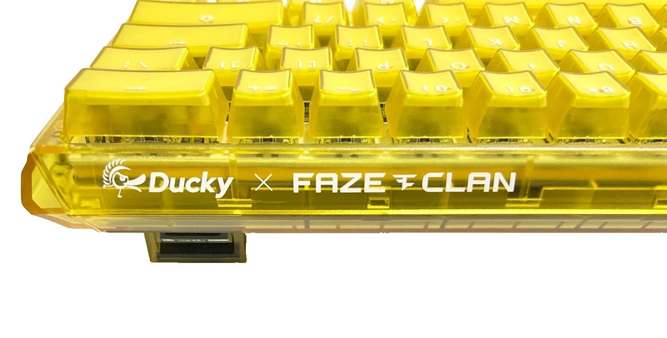 Ducky x FaZe Clan One 3 Mini Aura Yellow FaZe Limited Edition Keyboard - Image 1 of 4