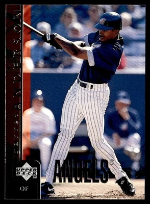 1998 Upper Deck Garret Anderson Anaheim Angels #25 - Image 1 of 2