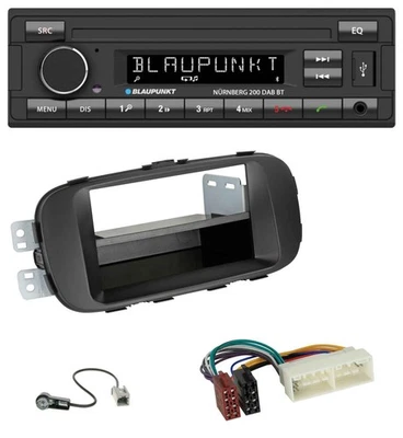 Blaupunkt USB DAB MP3 Bluetooth Autoradio für Kia Soul (PS, 16-19) - schwarz - Bild 1 von 4