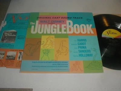 Jungle Book WALT DISNEY Original Cast LP Gatefold 68 Soundtrack Jazz Louis Prima - Image 1 of 4