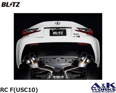 BLITZ 67153 NUR-SPEC F-Ti FULL TITAN Exhaust system for LEXUS RC F USC10 - Image 1 of 4