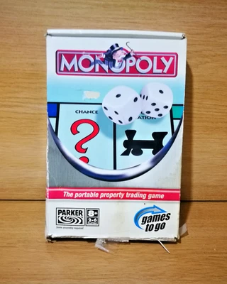 MONOPOLY Parker Games to Go - Travel Games Holiday 100% Complete - Image 1 of 4