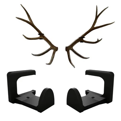 2 Pack Elk/Moose Shed Antler Wall Mounts, Duty Hanger for Natural Sheds & Trophi - Image 1 of 4