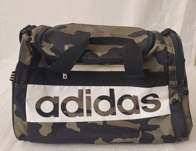Bolsa de ginástica Adidas CAMO poliéster 23 x 10 x 12 viagem diária para academia - Imagem 1 de 4