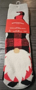 Target Wondershop Women's Super Soft Crew Socks_ Size 4-10_Holiday Theme_Gnome - Picture 1 of 4