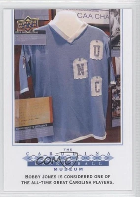 Baloncesto UD Carolina del Norte 2010-11 The Museum Bobby Jones #126 Salón de la fama Foto 1 de 2
