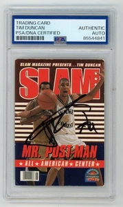 Tim Duncan signed/autographed 1997 Score Board Slam Basketball Card PSA Slab - Picture 1 of 2