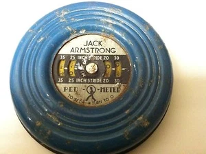JACK ARMSTRONG PED METER OLD - Picture 1 of 2