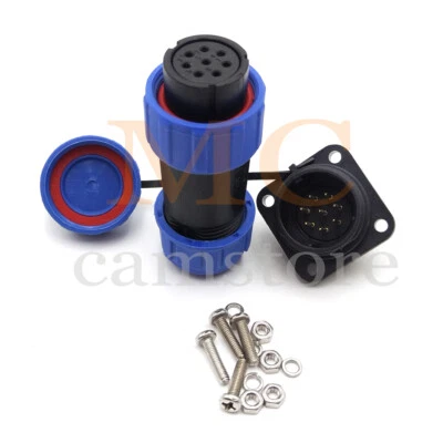 SP21 8Pin Electrical Connector Plug Socket,Circular Waterproof IP67 Connector - Image 1 of 4