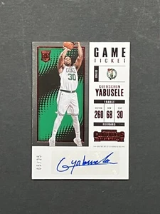 Guerschon Yabusele Red Rookie Ticket Autograph 2017-18 Contenders Signatures RC - Picture 1 of 8