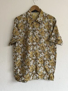 RARE! Versace Classic V2 Baroque Butterfly Print 90’s Vintage Silk Shirt - Picture 1 of 7
