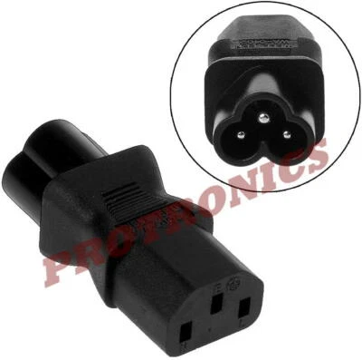 CLOVERLEAF C6 to IEC ADAPTER - Tests C5,C7 Laptop Leads - Image 1 of 3