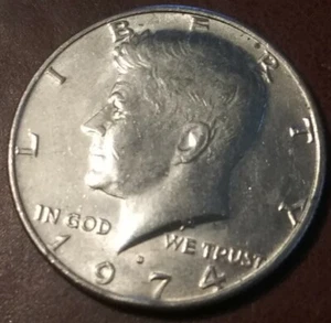 1974 D KENNEDY HALF DOLLAR ZIRKULIERT - Bild 1 von 8
