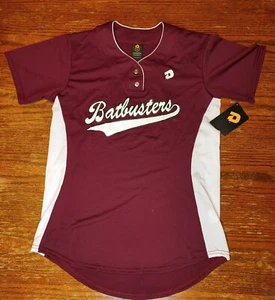 DeMARINI Jersey Sz. Large Batbusters # 19 Baseball or Softball Maroon NWT. - Picture 1 of 9