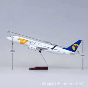 47cm 1:85 JU-1015 Miat Mongolian Boeing 737 Aircraft Resin Airplanes Plane Model - Picture 1 of 9