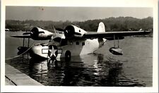 Grumman JRF Goose, G-21 Amphibious Plane (3 x 5 in) 1930s