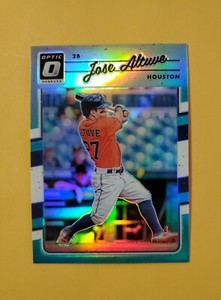 2017 Panini Donruss Optic Aqua /299 Jose Altuve #102 SP