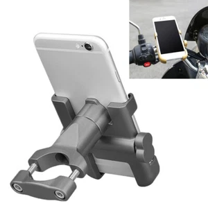 Soporte Teléfono Inteligente 360° Metal para Bicicleta Moto Scooter contra Caída - Imagen 1 de 7