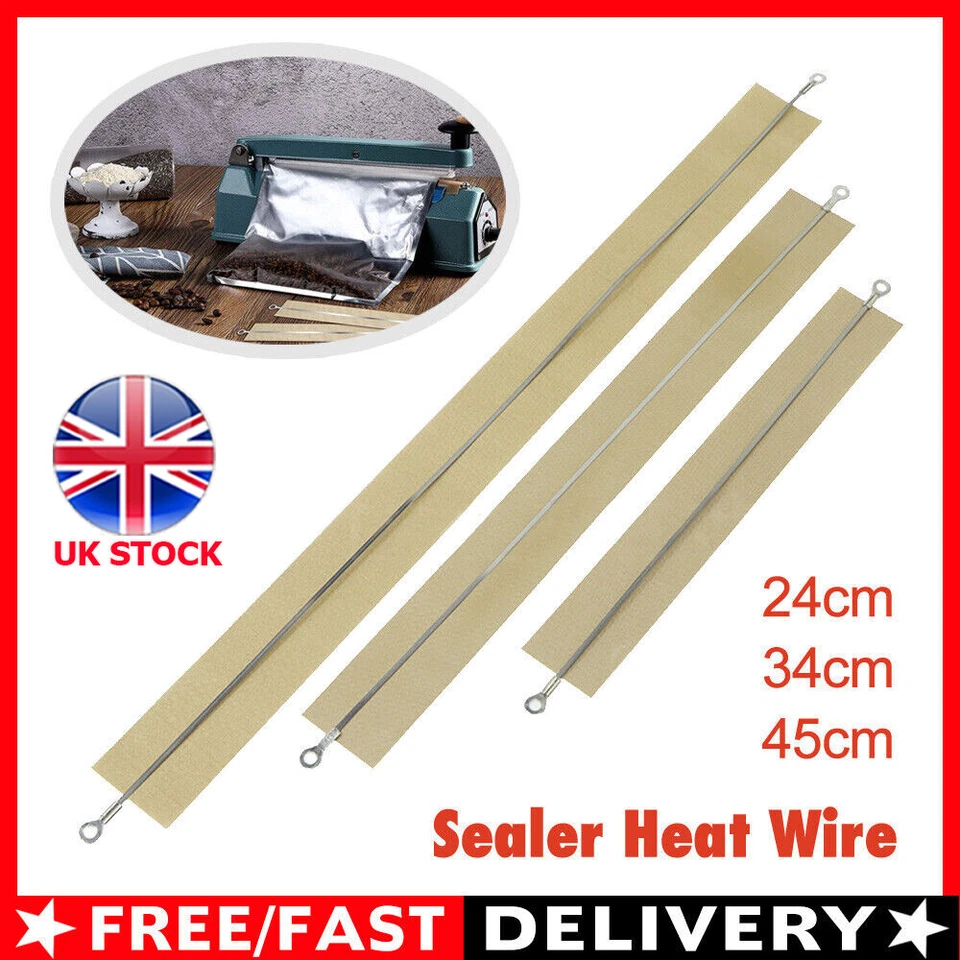 Useful Impulse Heat Sealer Machine Heat Wire Element & Tapes 200mm 300mm 400mm - Image 1 of 4