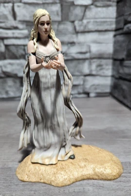 2014 Juego de Tronos Daenerys Targaryen 7.5" Figura Caballo Oscuro Estatua Foto 1 de 4