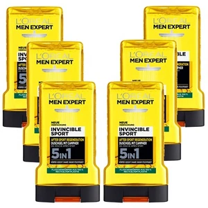 6x 250ml Loreal Men Expert Invincible Sport regeneration Campher Duschgel 5in1 - Bild 1 von 8