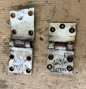 Original Hillman Minx Series 3, 1960,Pair front Passenger Door Hinges,No Play - Picture 1 of 5